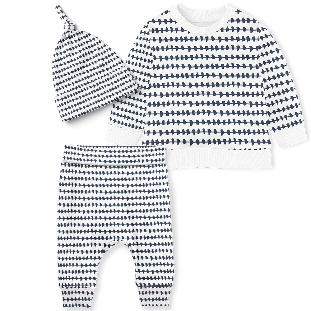 Sweater Set - Morse Blue