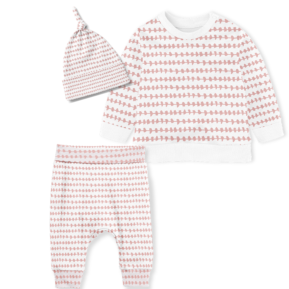 Sweater Set - Morse Pink
