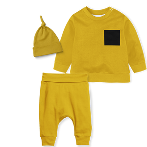 Sweater Set - Mustard - black pocket