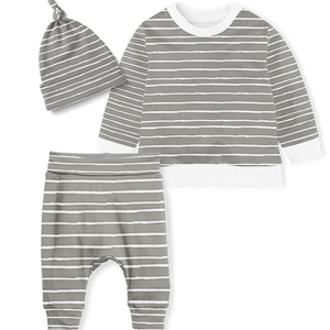 Sweater Set - Stripe Grey