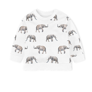 SALE - Sweater Top - Elephants