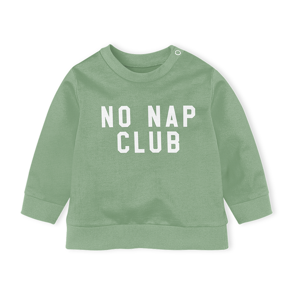 Sweater - No Nap Club Sage