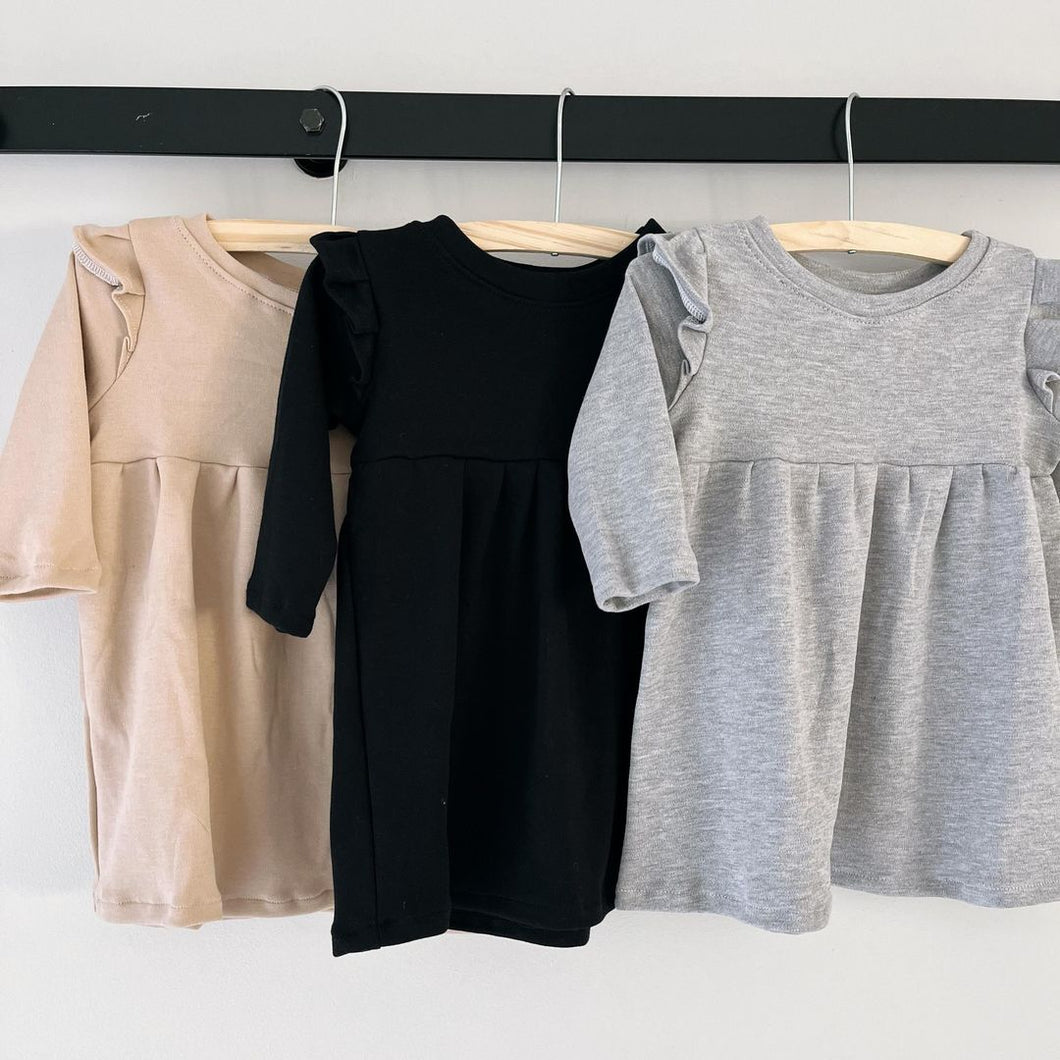 SALE - Winter dress - Stone