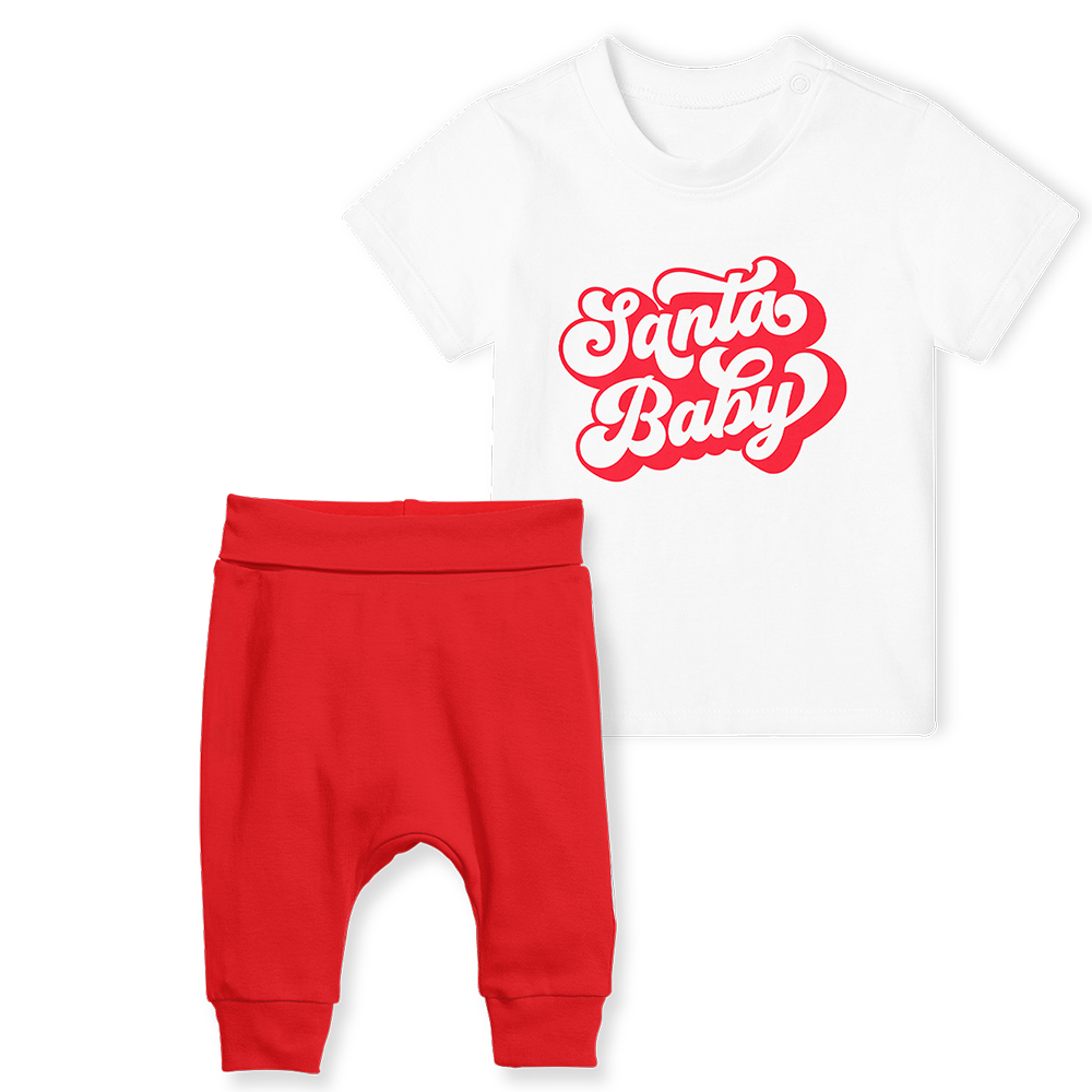 2 -Piece Jogger/ T.Shirt - Santa baby