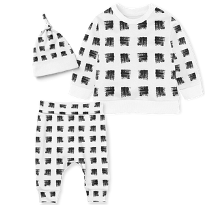 3 - Piece Sweater/Jogger Pants/Beanie Set - Smudge