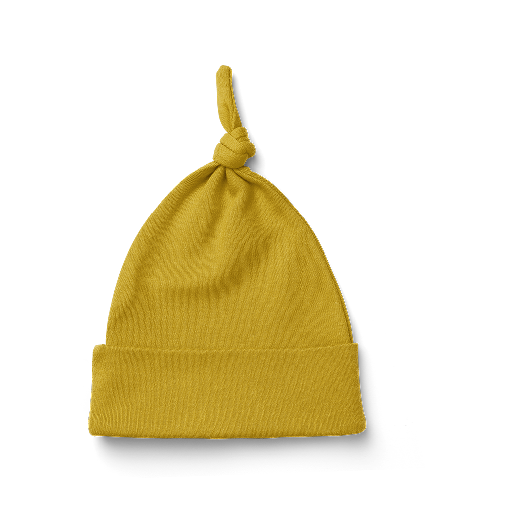 Baby Basics - Knot Beanie - Mustard