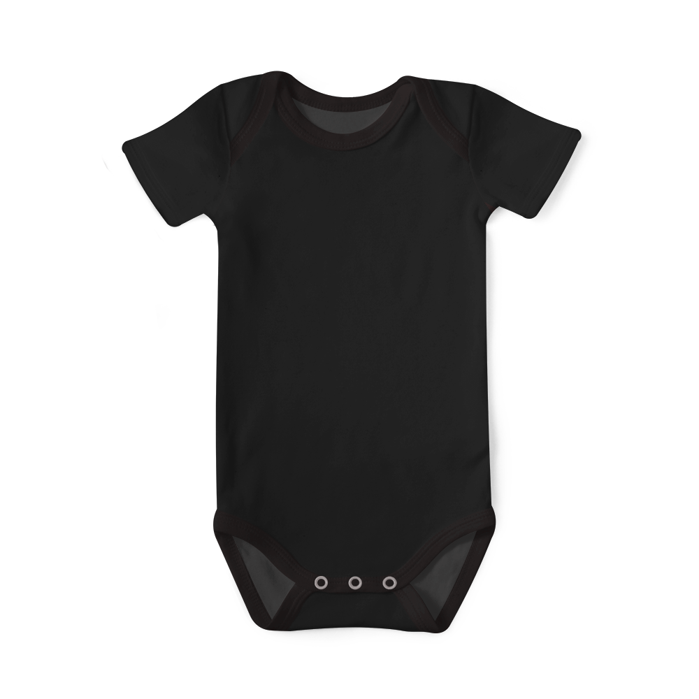Baby Basics - Short Sleeve Onesie - Black