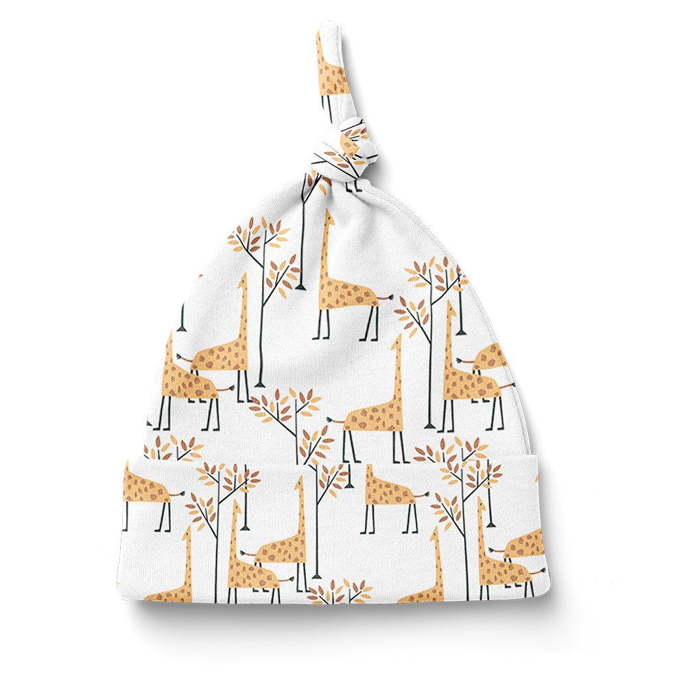 Knot Beanie - Giraffes
