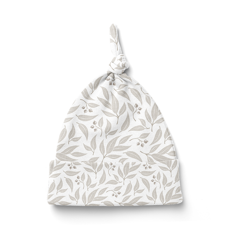 Knot Beanie - Willow Leaf Stone