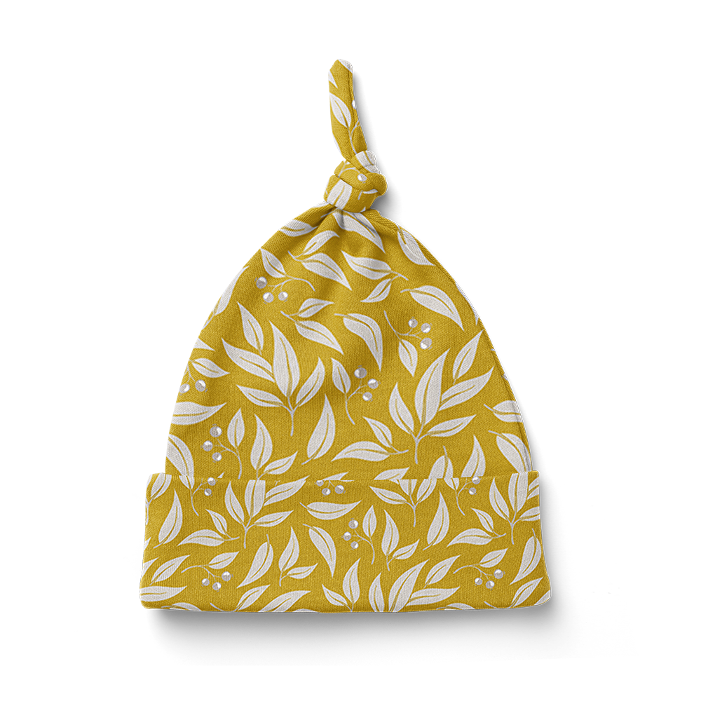 Knot Beanie - Willow Leaf Mustard