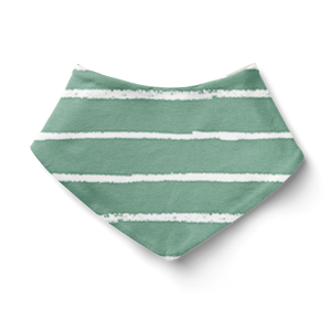 Bandana Bib - Stripe Sage