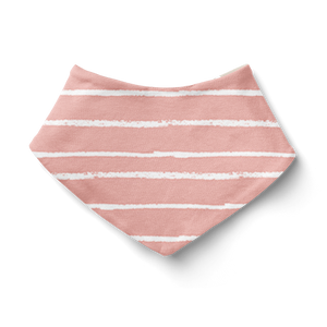 Bandana Bib - Stripe Blush