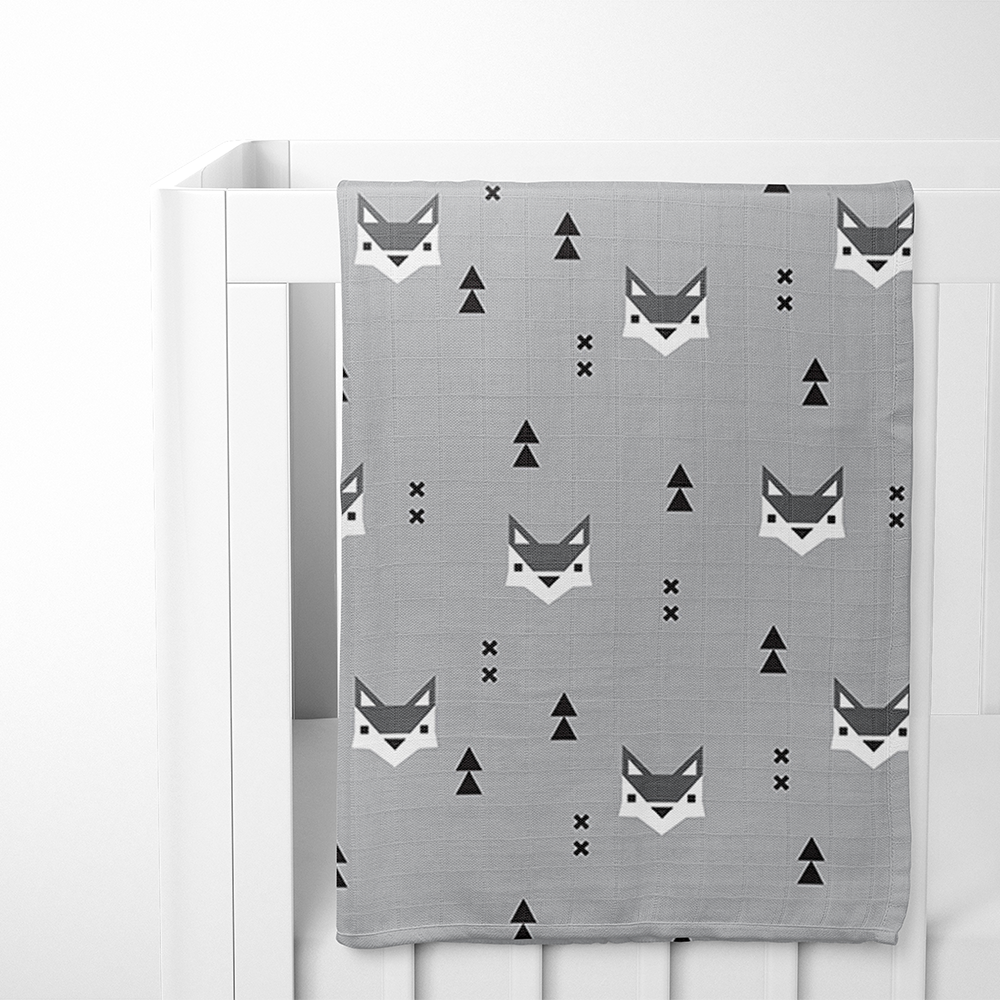 Swaddle Blanket - Mr Fox
