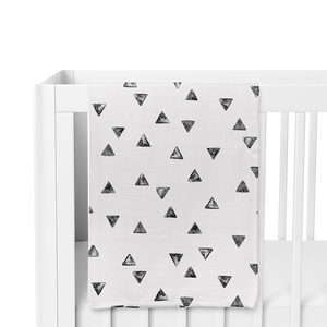 Swaddle Blanket - Painted Triangles