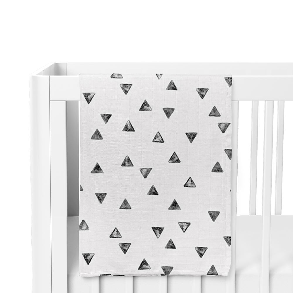 Swaddle Blanket - Painted Triangles
