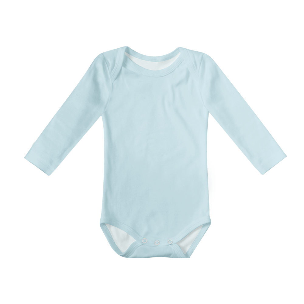 Baby Basics - Long Sleeve Onesie - Light Blue