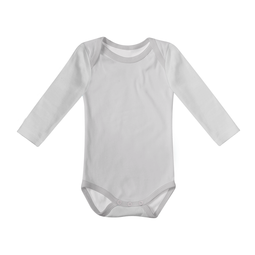 Baby Basics - Long Sleeve Onesie - Grey
