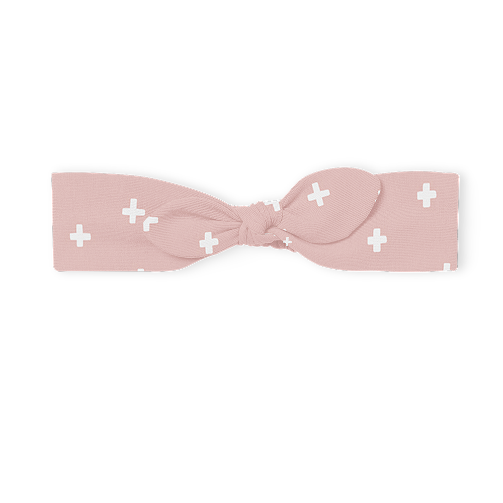 Headband - Cross Blush