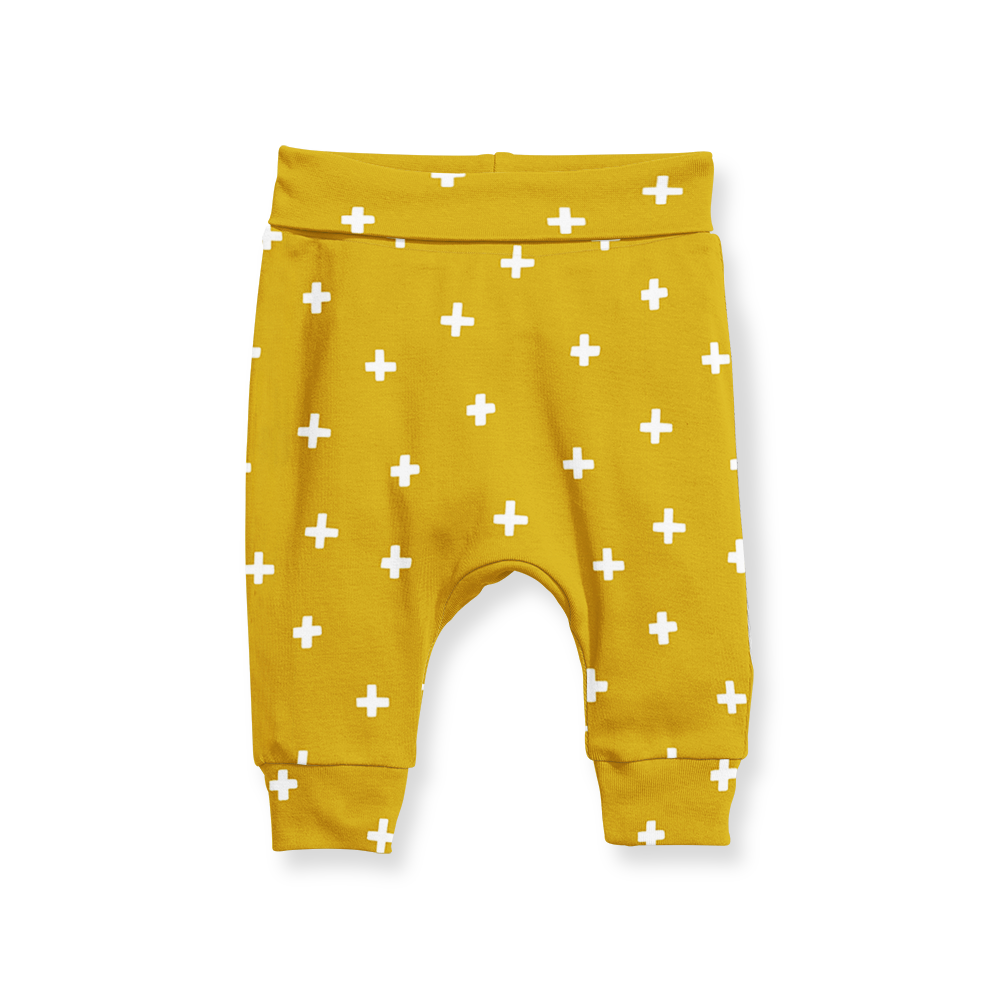 Jogger Pants - Mustard Cross
