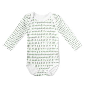 Long Sleeve Onesie - Morse Sage