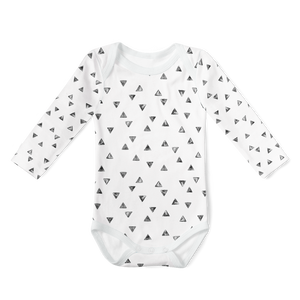 Long Sleeve Onesie - Painted Triangle