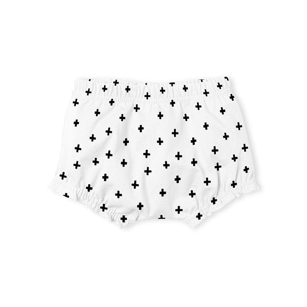 Nappy Cover Pants - Cross Black