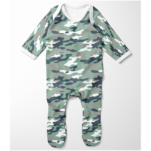 Footed Romper - Camo