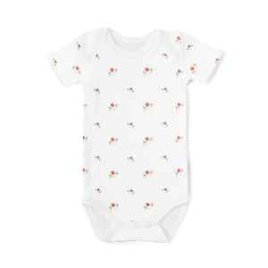Short Sleeve Onesie - Autumn Floral