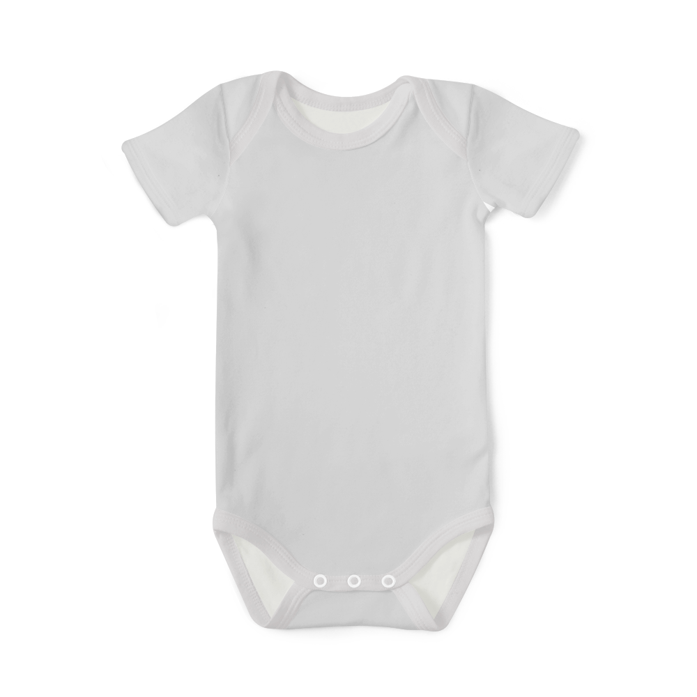 Baby Basics - Short Sleeve Onesie - Grey