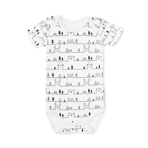 Short Sleeve Onesie - Oh Deer