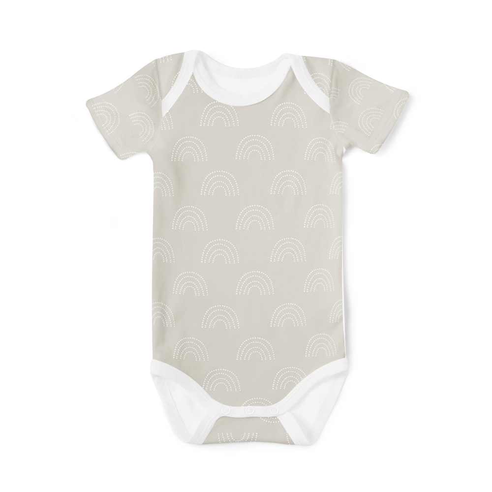 Short Sleeve Onesie - Arc Stone