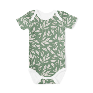 Short Sleeve Onesie - Willow Leaf Green