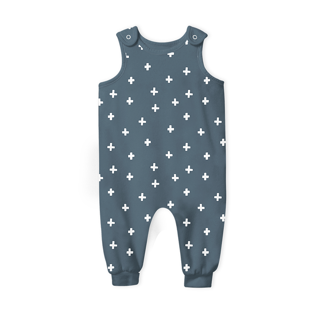 Summer Romper - Midnight Blue Cross