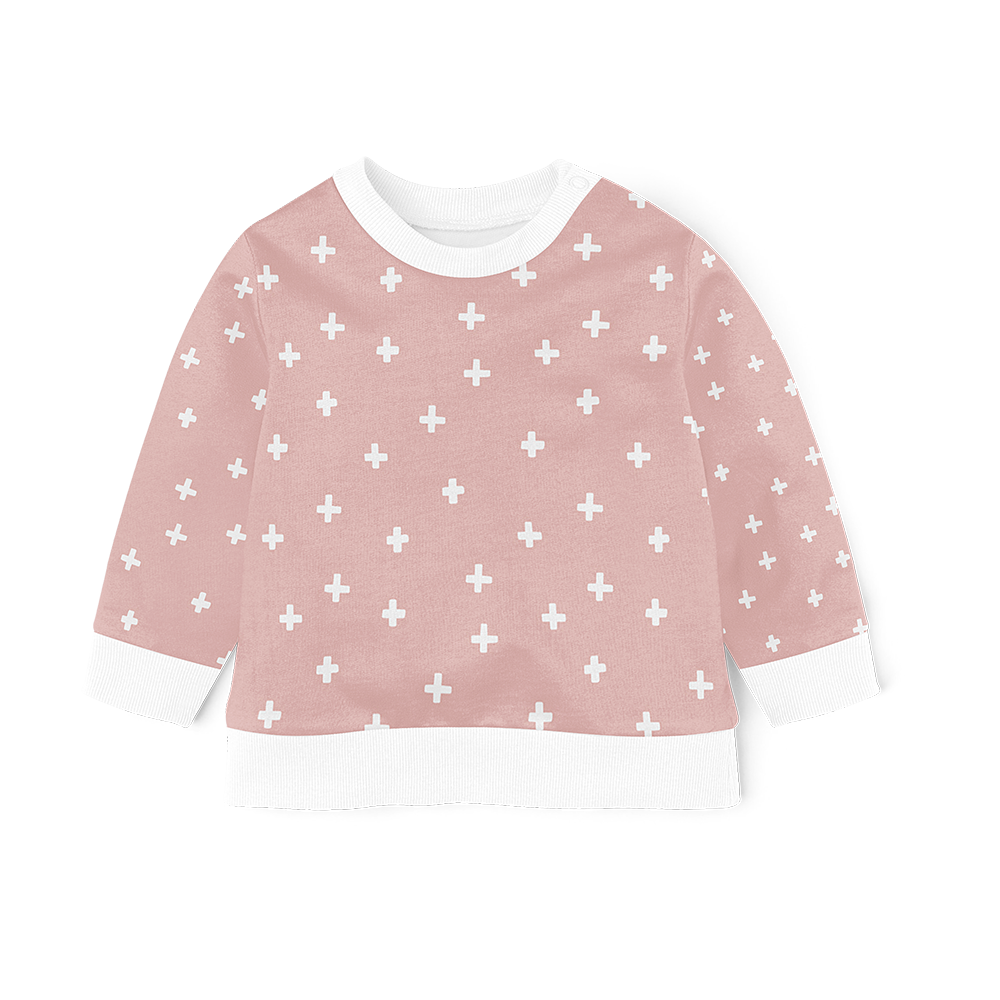 Sweater -Cross Pink