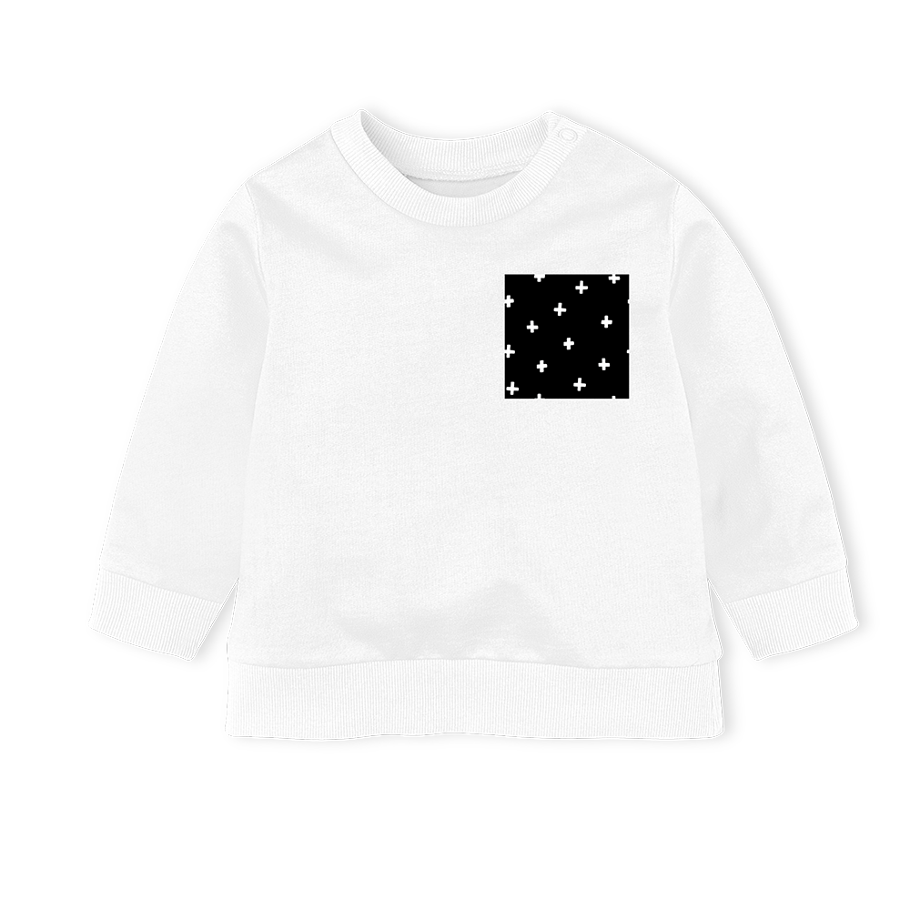 SALE - Sweater - White/Cross White Pocket