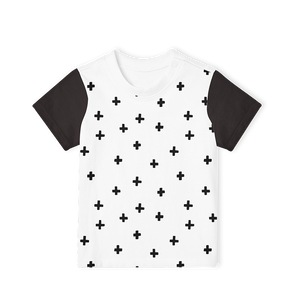 Short Sleeve T-Shirt - Cross with Black Sleeve