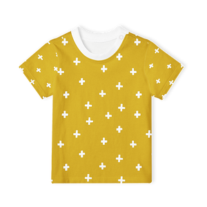 Short Sleeve T-Shirt - Cross Mustard