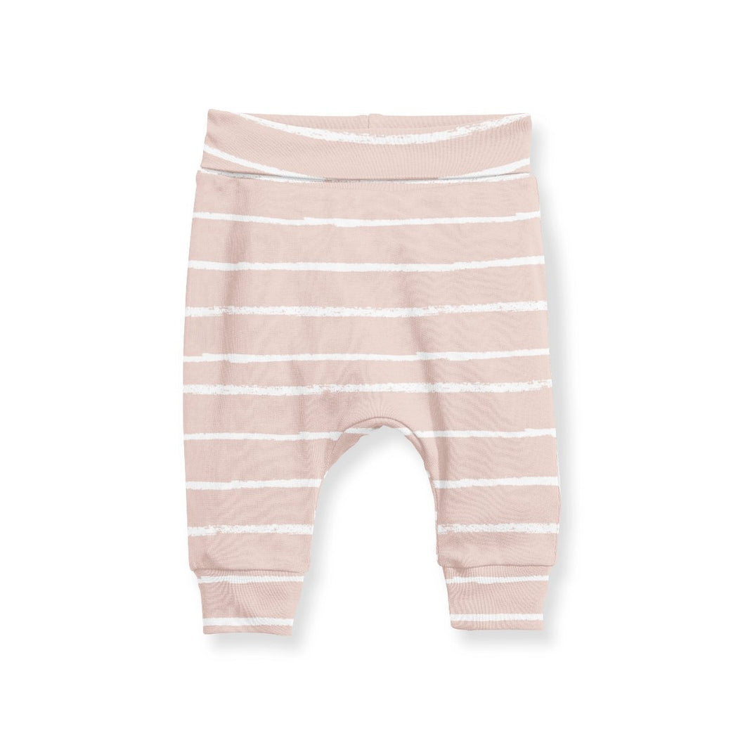 SALE - Jogger Pants - Stripe Blush
