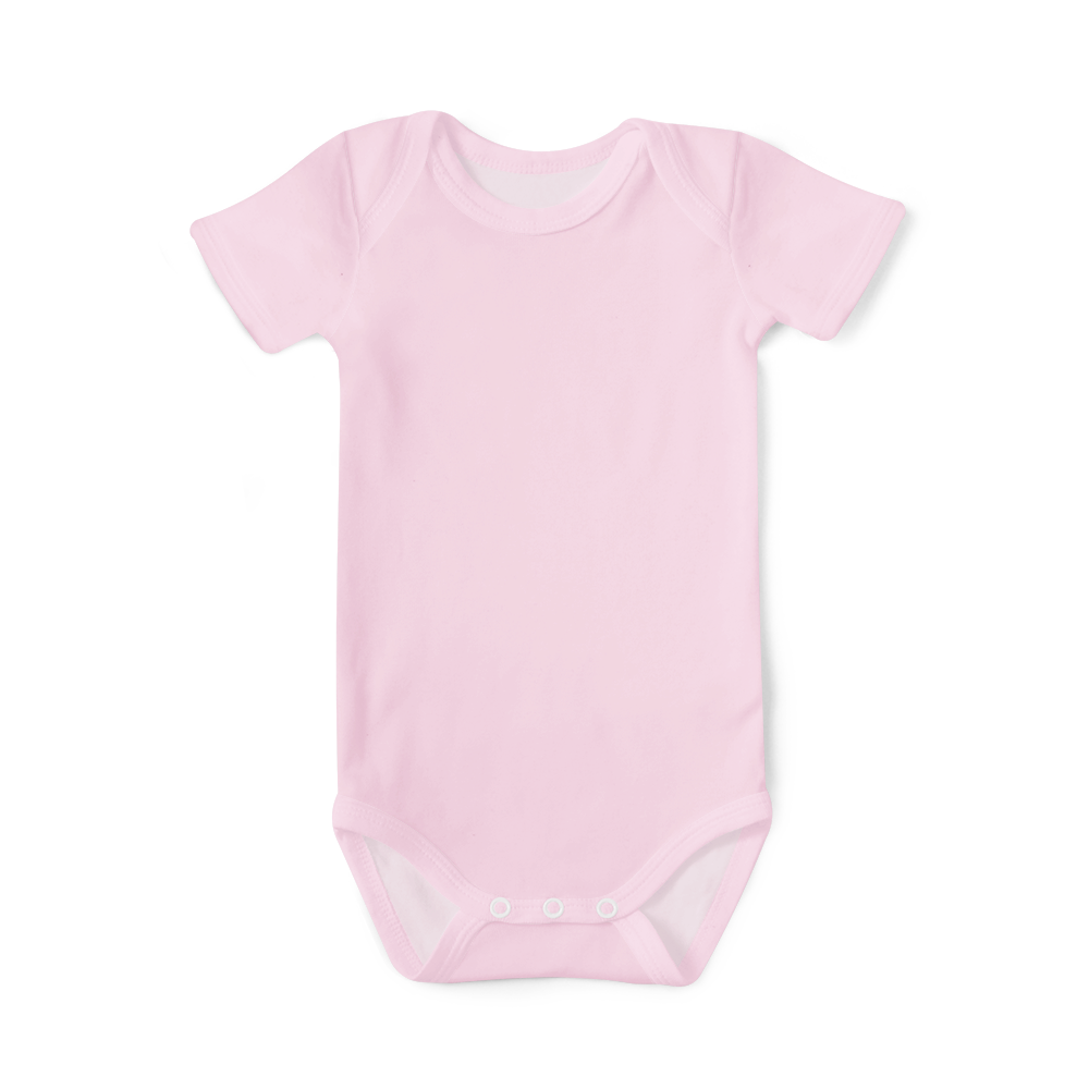 SALE - Short Sleeve Onesie - Pink