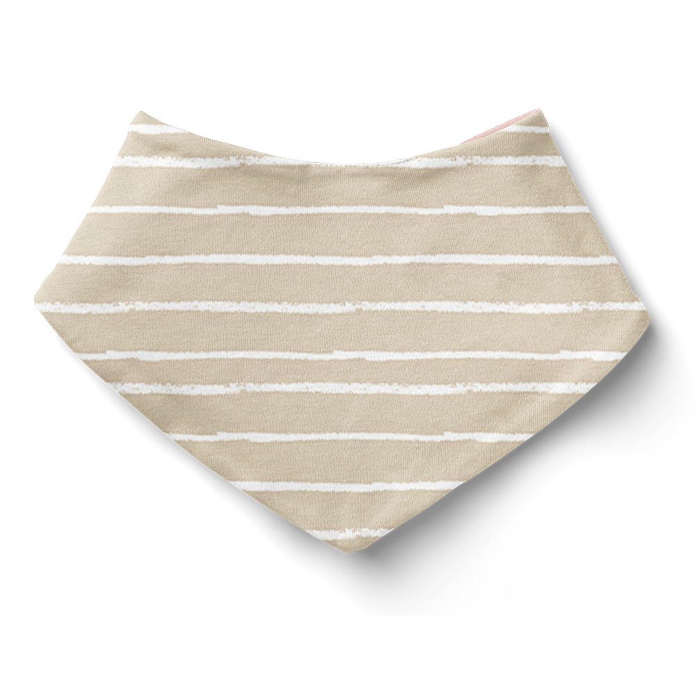 Bandana Bib - Stripe Stone