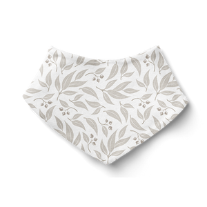 Bandana Bib - Willow Leaf Stone