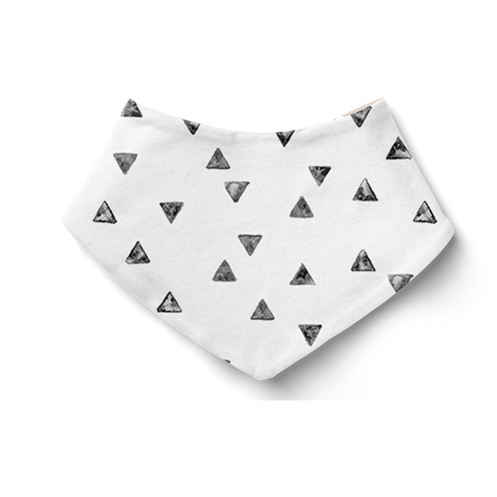 Bandana Bib - Painted Triangle