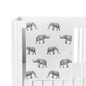 Swaddle Blanket - Elephants