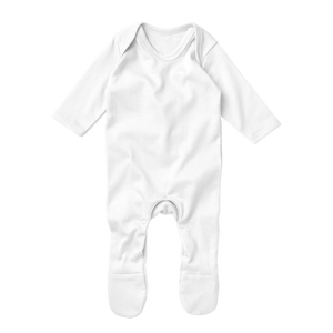 Baby Basics - Footed Romper - White