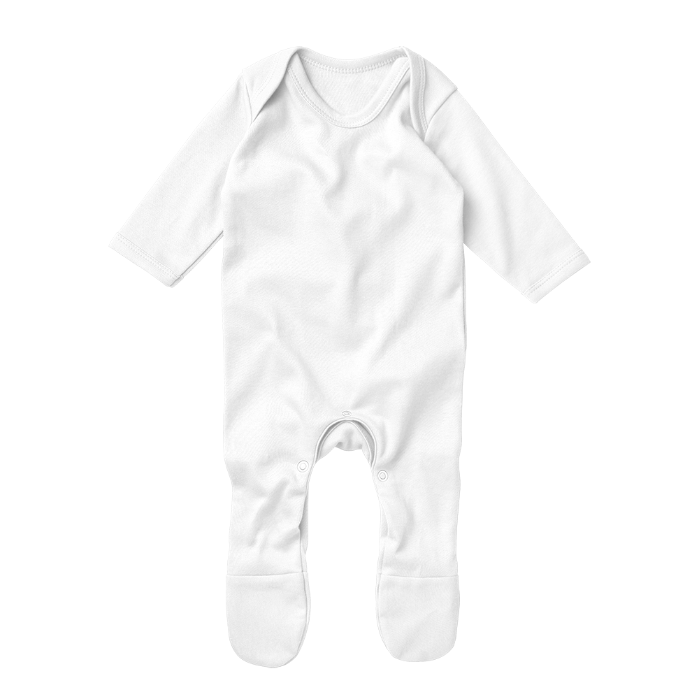 Baby Basics - Footed Romper - White