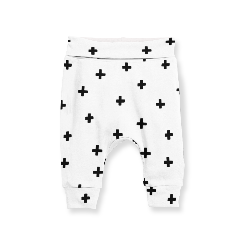 Jogger Pants - Black cross