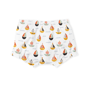 Nappy Cover Pants - Sail Boats