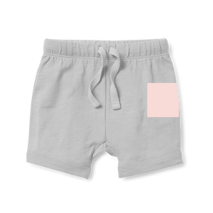 Shorts - Grey/Pink Pocket