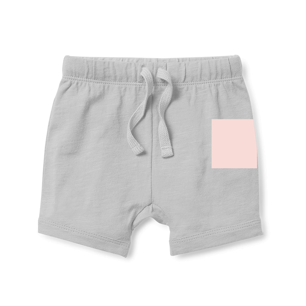 Shorts - Grey/Pink Pocket