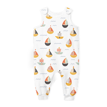 Load image into Gallery viewer, SALE - Summer Romper - Sail boats
